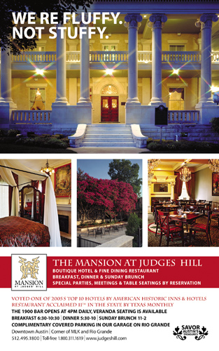 Mansion at Judges Hill ad